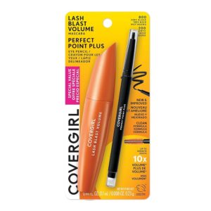 Covergirl Lash Blast Quantity Mascara in Very Black & Good Level Plus Eyeliner Pencil in Black Onyx