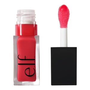 e.l.f. Glow Reviver Lip Oil – Nourishing Tinted Lip Oil with Excessive-Shine End, Enriched with Jojoba Oil, Vegan & Cruelty-Free, in Purple Scrumptious