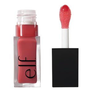 e.l.f. Nourishing Tinted Lip Oil – Glow Reviver for a Excessive-Shine End, Enriched with Jojoba Oil, Vegan & Cruelty-Free, Shade: Rose Envy