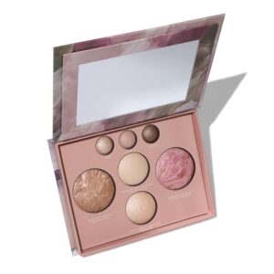 LAURA GELLER NEW YORK Final Baked Palette – Full Dimension – Options Bronzer, Blush, 2 Highlighters, and three Eyeshadows – Excellent for Journey