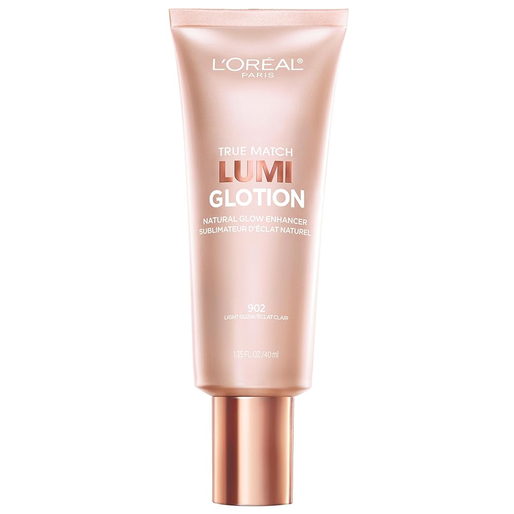 L’Oreal Paris Make-up True Match Lumi Glotion – Pure Glow Booster, Illuminating Highlighter, Bronzing Drops for a Radiant Solar-Kissed End, Shade 902 Gentle