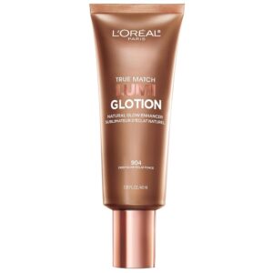 L’Oreal Paris Make-up True Match Lumi Glotion – Pure Glow Enhancer, Illuminating Highlighter, Bronzing Drops for a Solar-Kissed Radiance, Shade 904 Deep